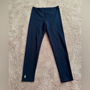 Ralph Lauren kids leggings with light pink pony. Size large 12–14.